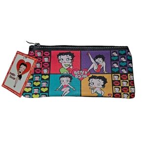 NWT Betty Boop Vegan Leather Makeup Bag